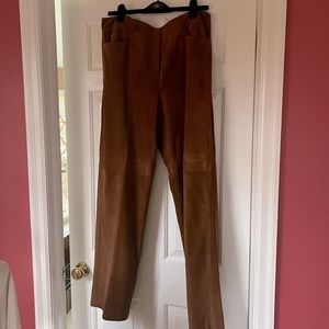 Worth suede pants